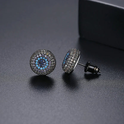 Trends Customized Earrings Tiny Round Shape Multiple Color K-pop Earrings for Women Men
