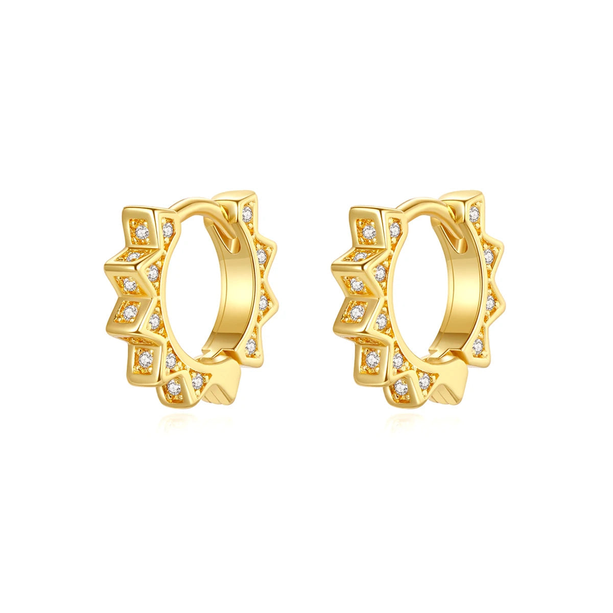 CZCITY Woman Earing Lady Trendy Quality Popular Clip Fashion Small Modern Elegant European Tiny Earring