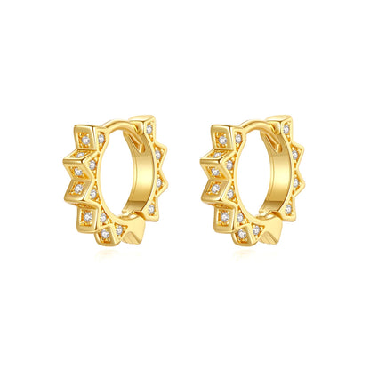 CZCITY Woman Earing Lady Trendy Quality Popular Clip Fashion Small Modern Elegant European Tiny Earring