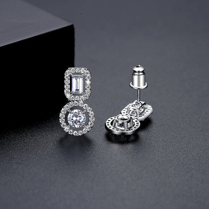 CZCITY Popular Design Fashion Gold Jewelry Hot Sale Earing Diamond Landy Trendy 2026 Short Fashionable Stud Earring