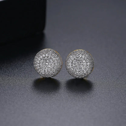 Trends Customized Earrings Tiny Round Shape Multiple Color K-pop Earrings for Women Men