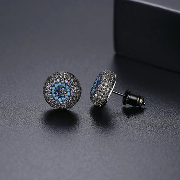 CZCITY Jewelry Trends Multiple Color Kpop Earrings Fashion Dainty Round for Women Men Wholesale