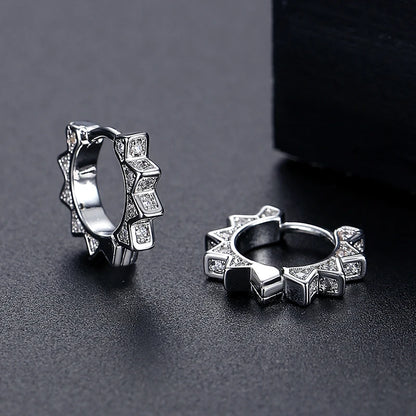 CZCITY Woman Earing Lady Trendy Quality Popular Clip Fashion Small Modern Elegant European Tiny Earring
