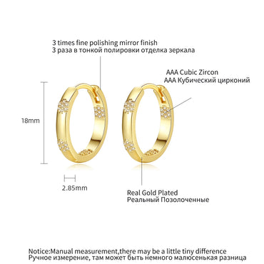 CZCITY Woman Huggie Hoop 2026 Gold Jewelry Thick Earing Plated Hot Sale Fashion Jewellery Earring