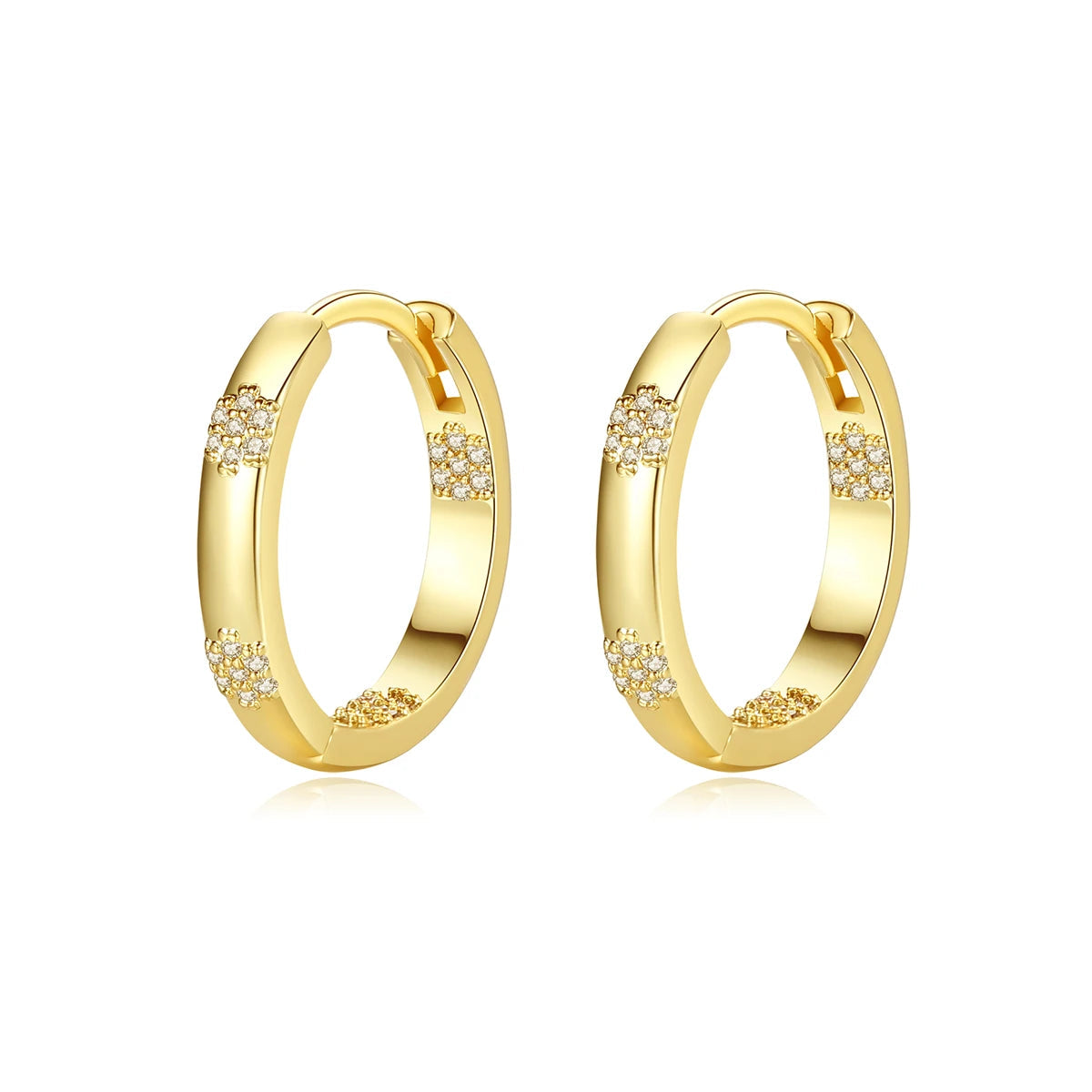 CZCITY Woman Huggie Hoop 2026 Gold Jewelry Thick Earing Plated Hot Sale Fashion Jewellery Earring