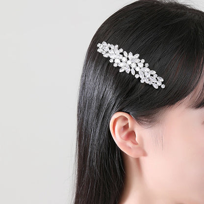 Bridal Party Wedding Luxury Jewelry Designer Stylist Korean Clip Pin for Girl Hair Accessories Woman