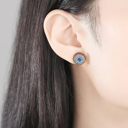 Trends Customized Earrings Tiny Round Shape Multiple Color K-pop Earrings for Women Men