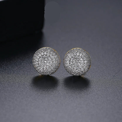 Trends Customized Earrings Tiny Round Shape Multiple Color K-pop Earrings for Women Men