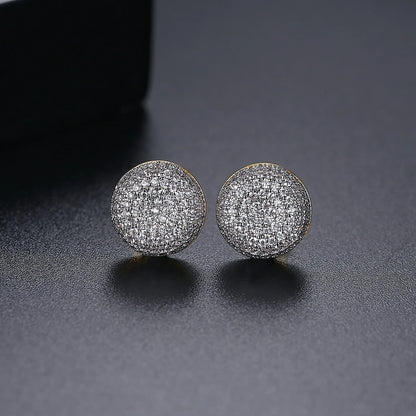 CZCITY Jewelry Trends Multiple Color Kpop Earrings Fashion Dainty Round for Women Men Wholesale