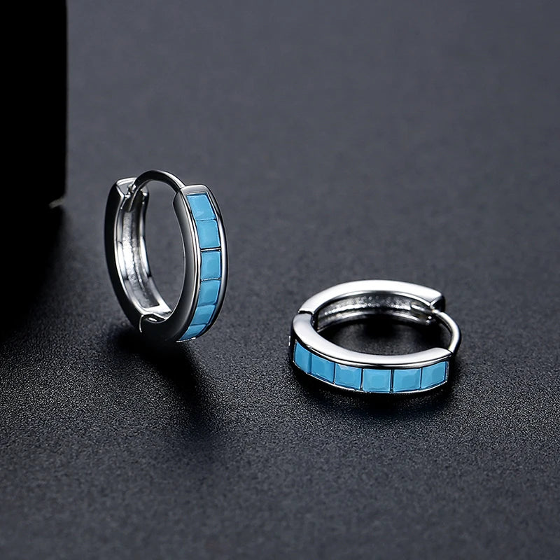 CZCITY Modern Elegant European Fashion Earing Designer Minimalistic Hot Sale Turquoise Earring Woman