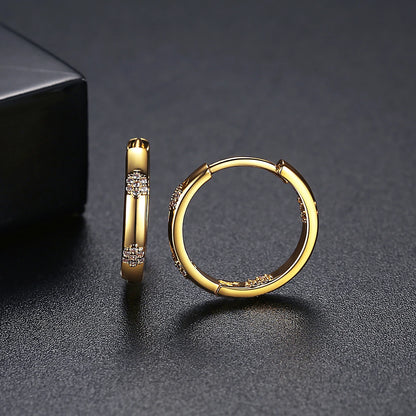 CZCITY Woman Huggie Hoop 2026 Gold Jewelry Thick Earing Plated Hot Sale Fashion Jewellery Earring