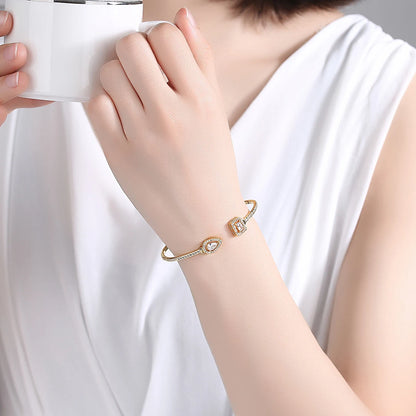 CZCITY 2026 Girl Gold Jewelry Woman Charm Indian Beautiful Women Hot Sale Cuff Bangles