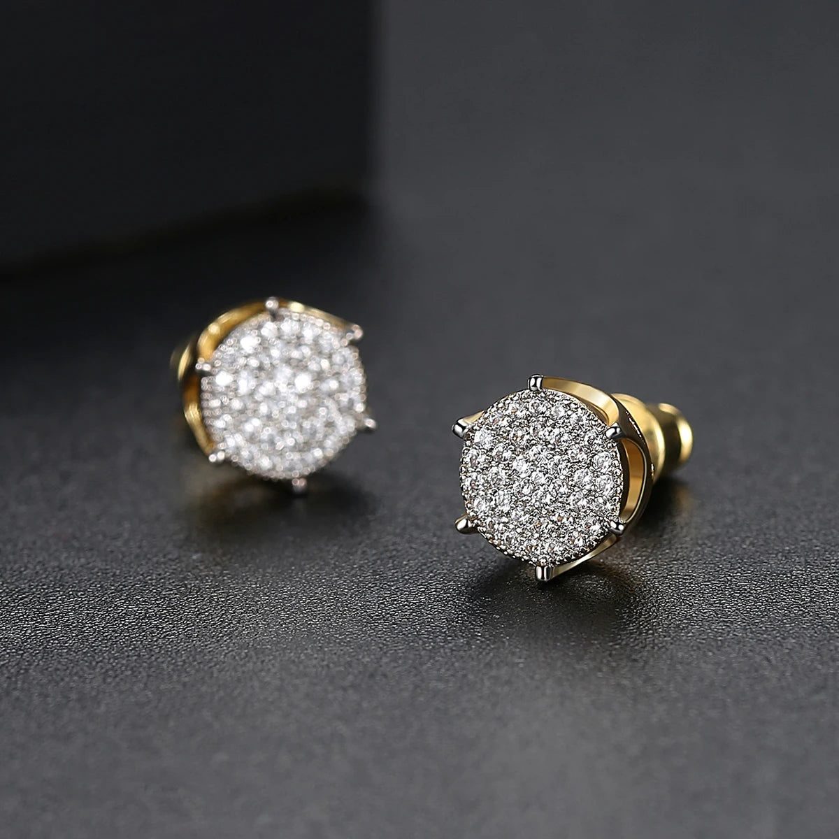Bridal Stud Earring CZ Women and Men Earring Multicolor Tiny CZ Paved Jewelry Cubic Zirconia 3A Stud Earrings