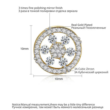 CZCITY Cubic Zirconia Hip Hop Stud  Earrings for Boy Black Rhodium Plated Wholesale Jewelry Ready to Ship Jewelry
