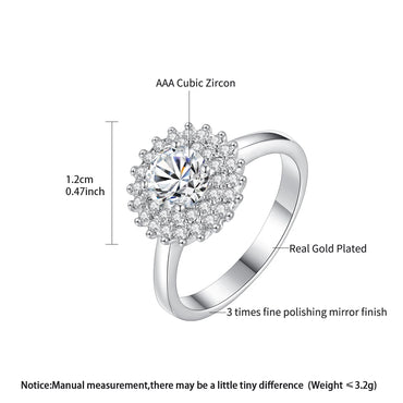 LUOTEEMI Wholesale Stock Hearts & Arrows Perfect Cut Luxury Tiny CZ Women Finger Matching Ring