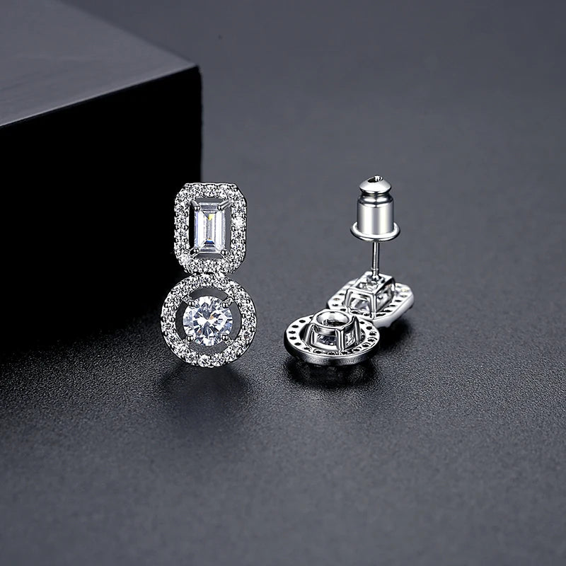 CZCITY Popular Design Fashion Gold Jewelry Hot Sale Earing Diamond Landy Trendy 2026 Short Fashionable Stud Earring
