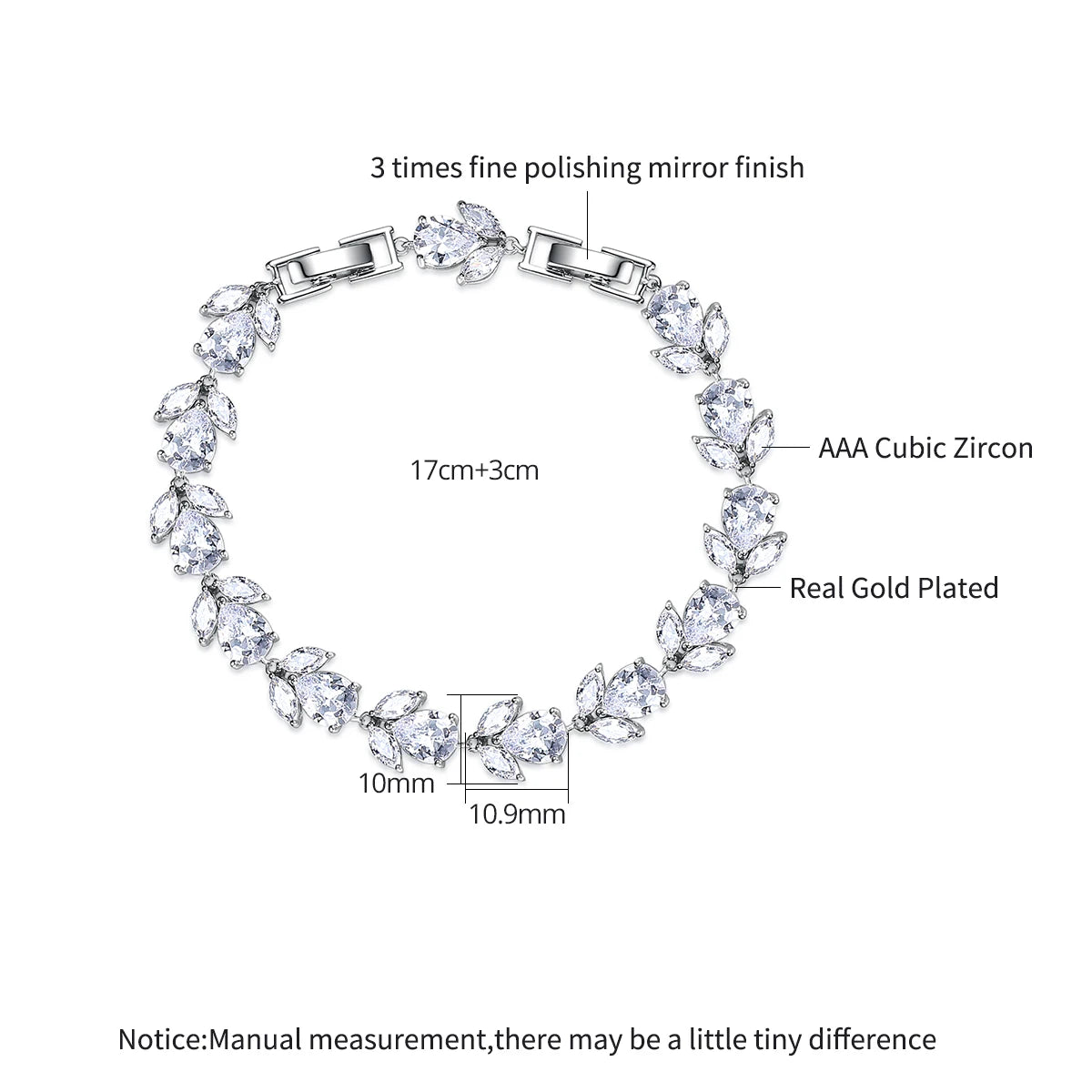 Bling Woman Dainty Luxury Stone Trendy 2026 Jewelry Charm Girl Bangle Hot Selling Bracelet Jewelry