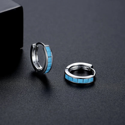 CZCITY Modern Elegant European Fashion Earing Designer Minimalistic Hot Sale Turquoise Earring Woman
