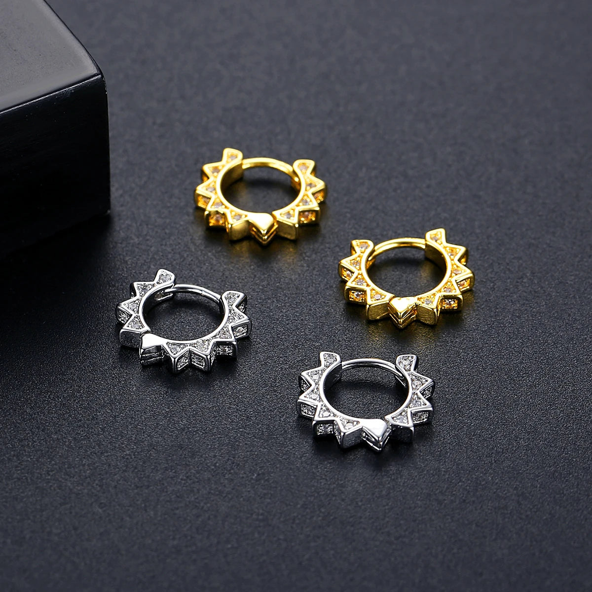 CZCITY Woman Earing Lady Trendy Quality Popular Clip Fashion Small Modern Elegant European Tiny Earring