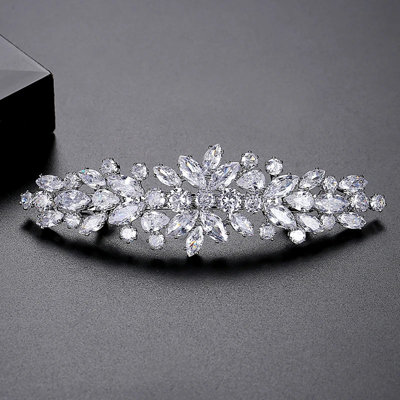 Bridal Party Wedding Luxury Jewelry Designer Stylist Korean Clip Pin for Girl Hair Accessories Woman