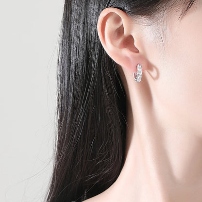 CZCITY Earring Cubic Zirconia Woman Jewelry Zircon Fashion Cute Lady Elegant Wholesale Small Round Earings