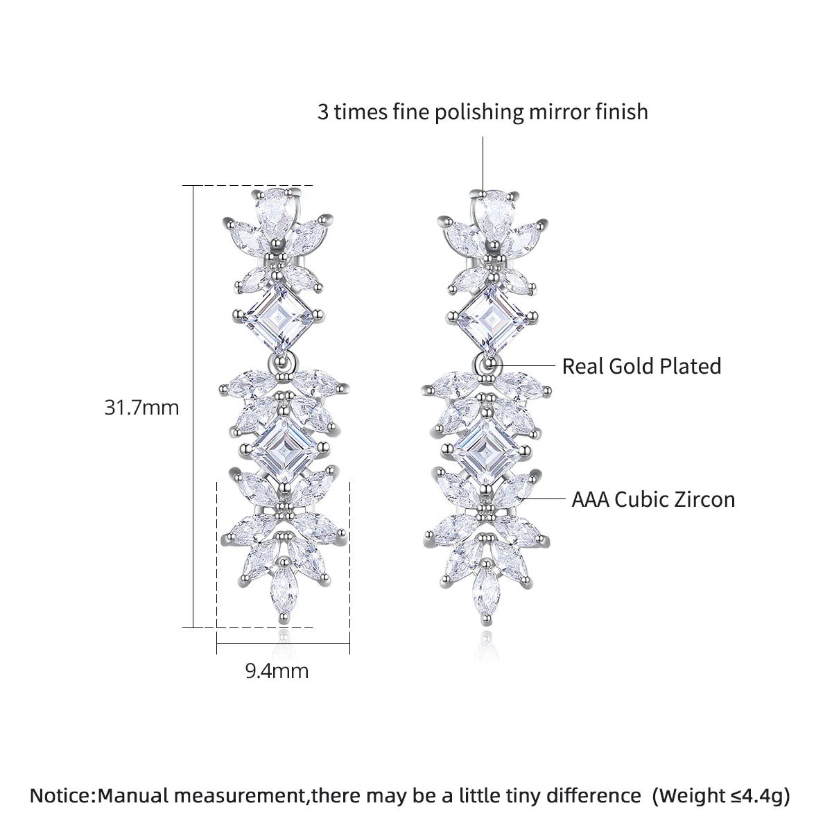 Fashion Jewelry Woman Earing Bridal Zircon Large Flower Big Wedding Luxury 2026 Designer Earrings