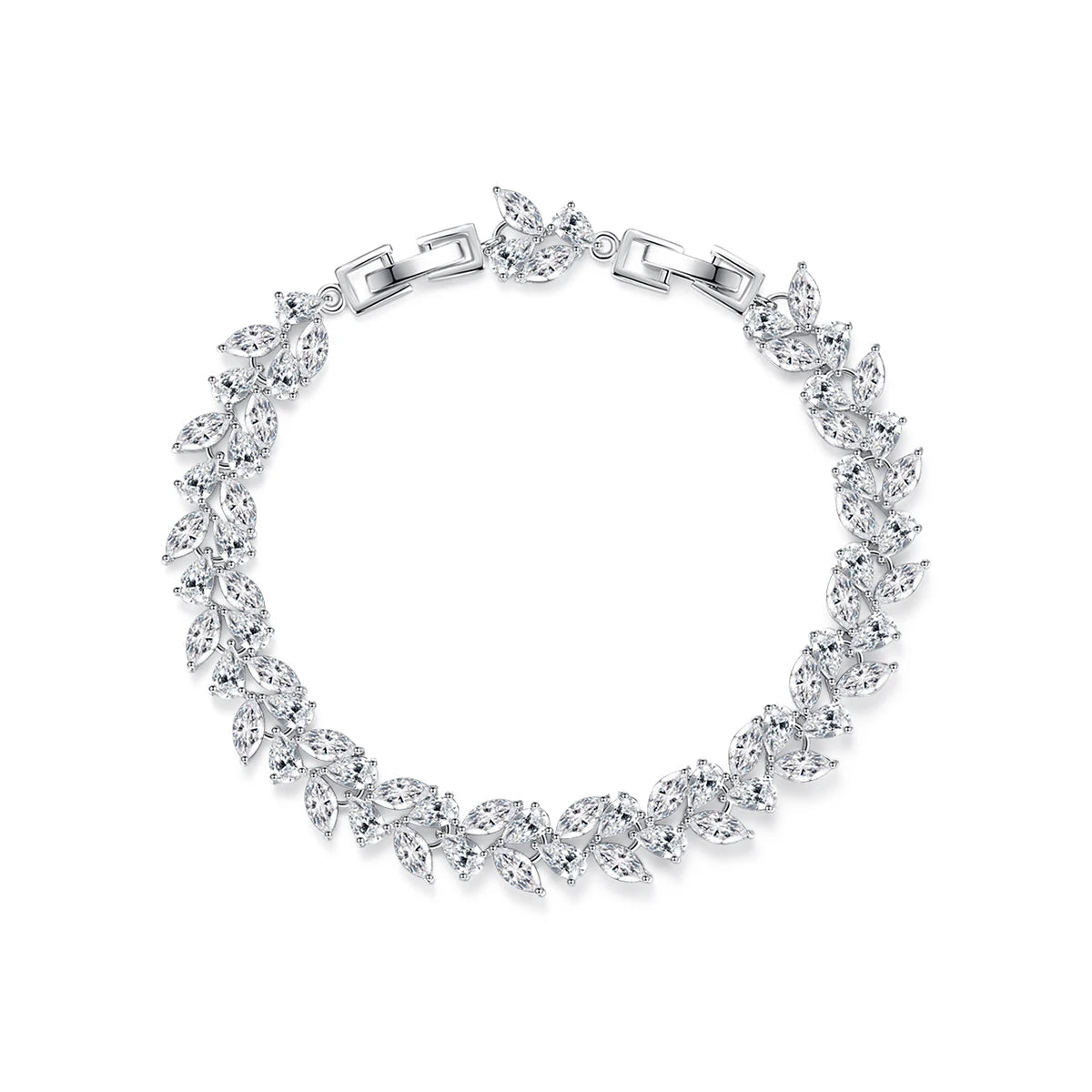 Leaf Bracelet with Charms for Woman Girls Femmes Charms Adjustable Woman Accessories 2021 CZ Bracelet