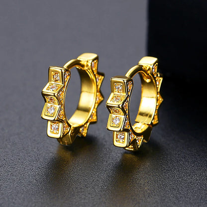 CZCITY Woman Earing Lady Trendy Quality Popular Clip Fashion Small Modern Elegant European Tiny Earring